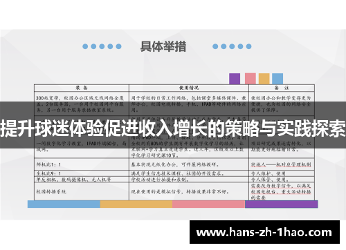 提升球迷体验促进收入增长的策略与实践探索
